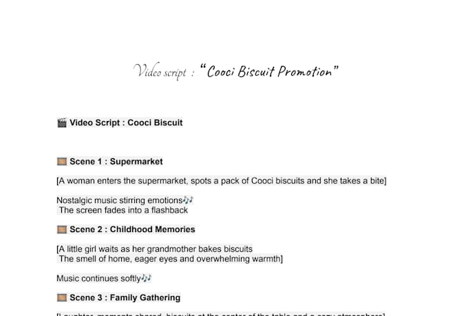 create engaging video scripts for ads or social media